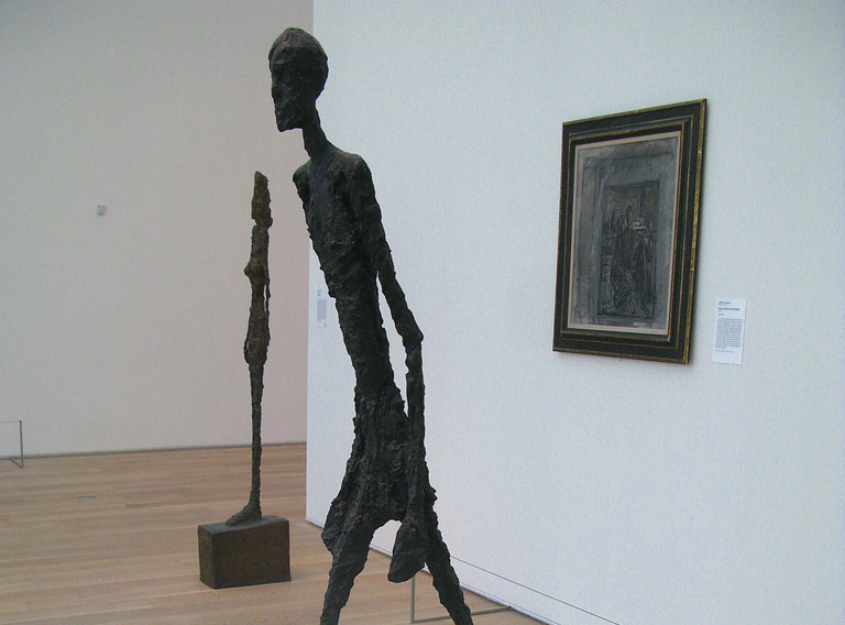 Walking Man sculpture